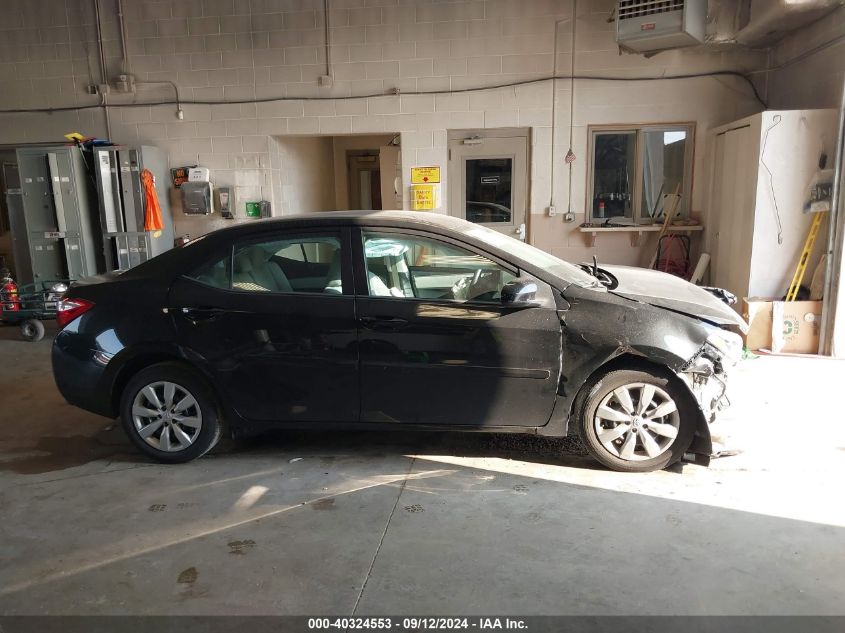 2014 Toyota Corolla L/Le/Le Pls/Prm/S/S Pls VIN: 2T1BURHE5EC186231 Lot: 40324553