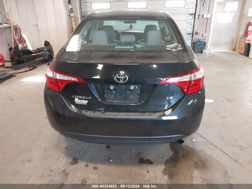 2014 Toyota Corolla L/Le/Le Pls/Prm/S/S Pls VIN: 2T1BURHE5EC186231 Lot: 40324553