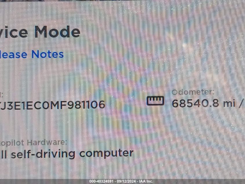 2021 Tesla Model 3 Performance Dual Motor All-Wheel Drive VIN: 5YJ3E1EC0MF981106 Lot: 40324591