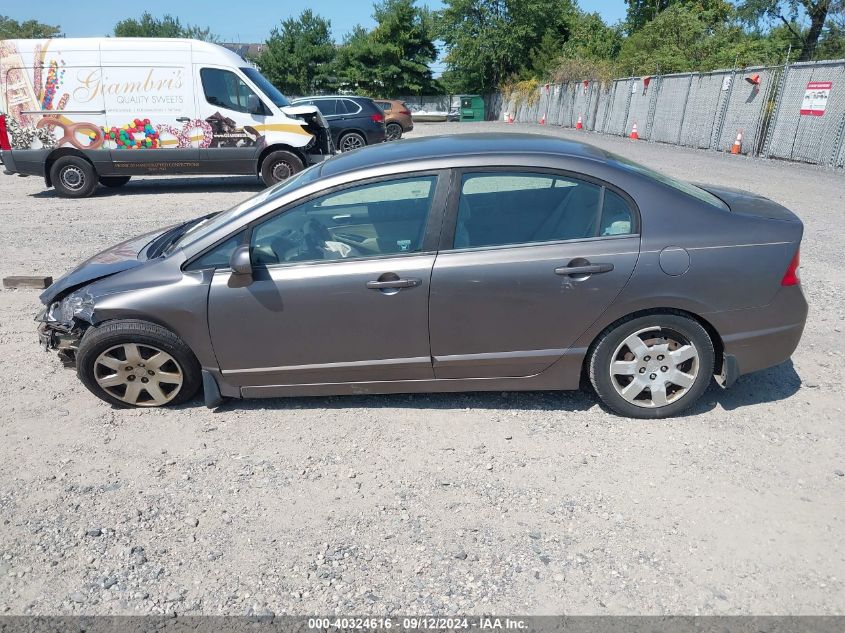 2009 Honda Civic Lx VIN: 19XFA165X9E017411 Lot: 40324616