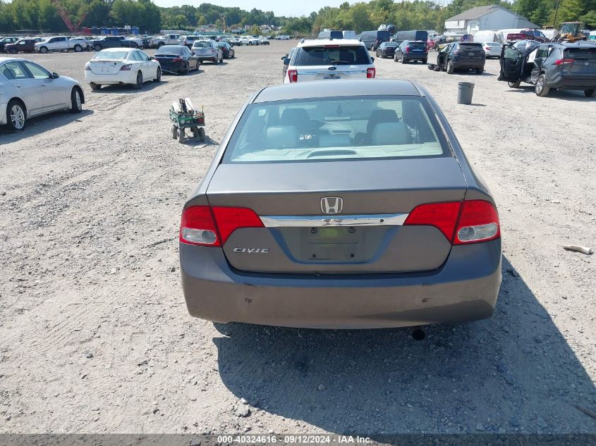 2009 Honda Civic Lx VIN: 19XFA165X9E017411 Lot: 40324616