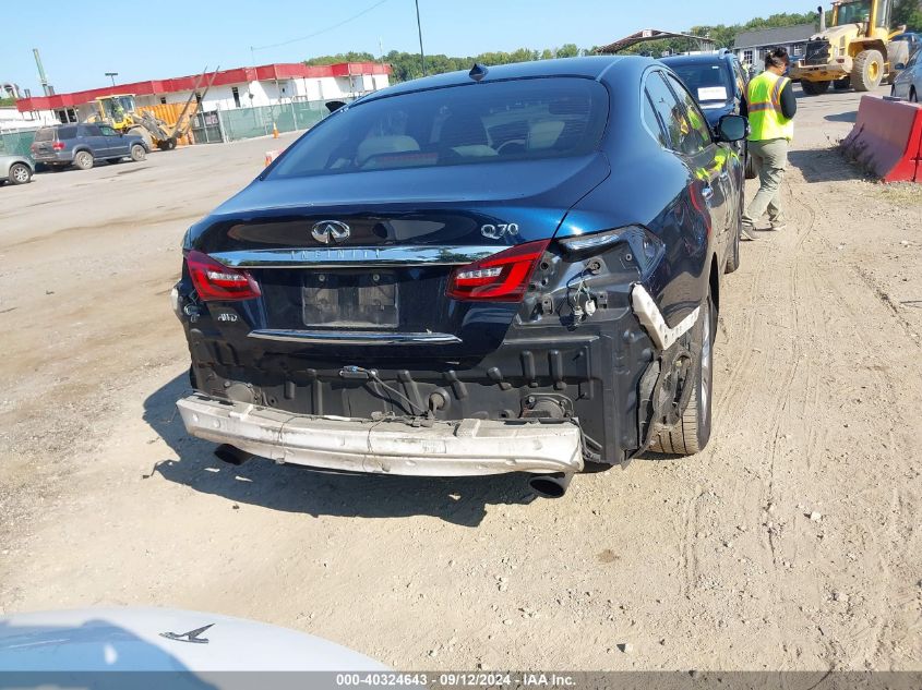 2015 Infiniti Q70 5.6X VIN: JN1AY1ARXFM160066 Lot: 40324643