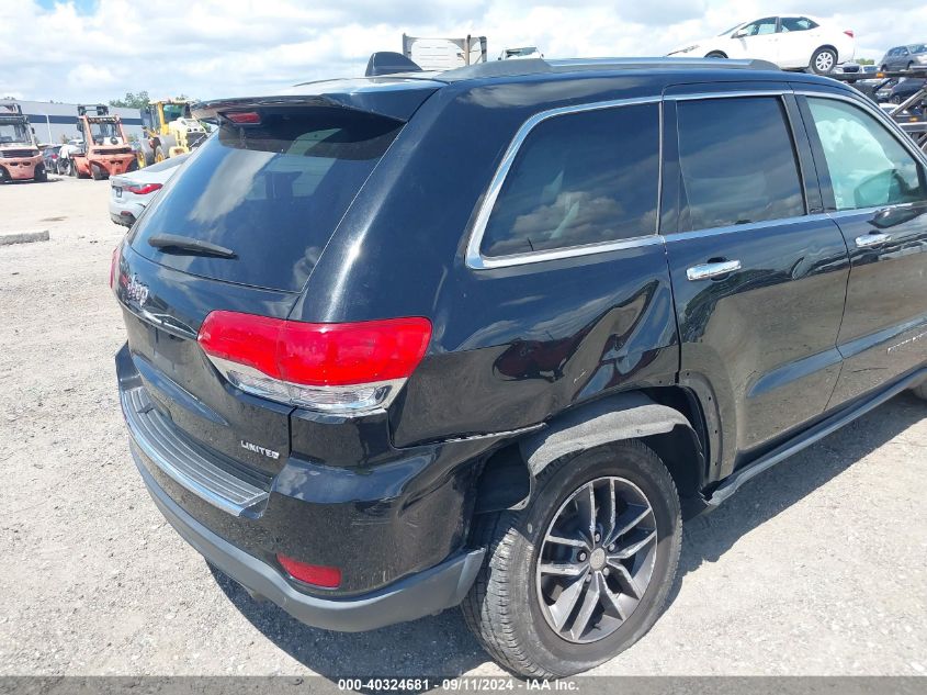 2017 Jeep Grand Cherokee Limited 4X2 VIN: 1C4RJEBG0HC793418 Lot: 40324681