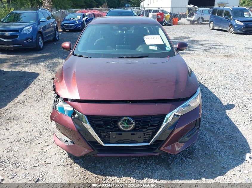 2020 Nissan Sentra Sv Xtronic Cvt VIN: 3N1AB8CVXLY279328 Lot: 40324713