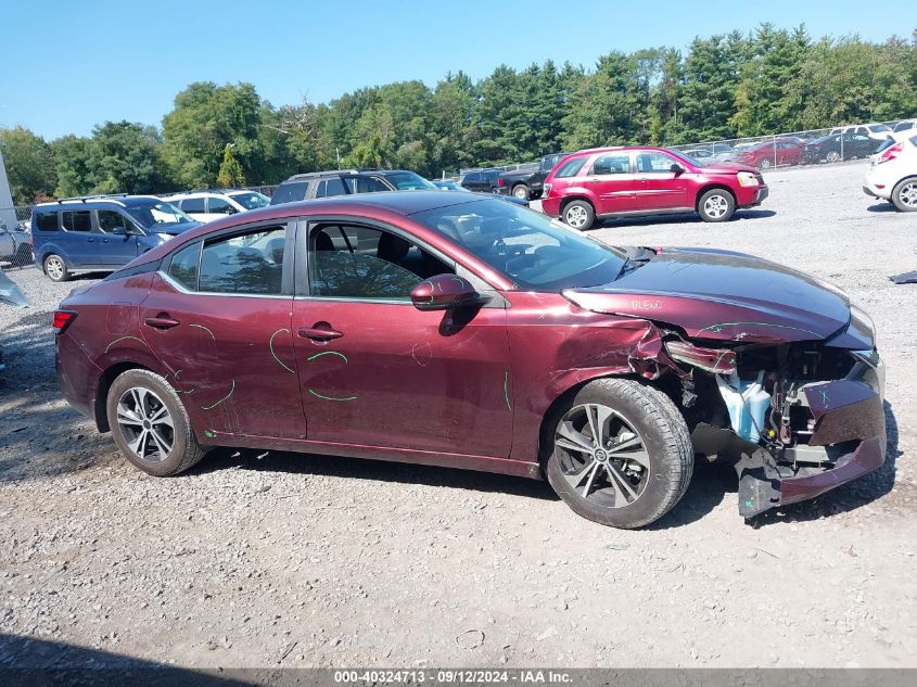 2020 Nissan Sentra Sv Xtronic Cvt VIN: 3N1AB8CVXLY279328 Lot: 40324713