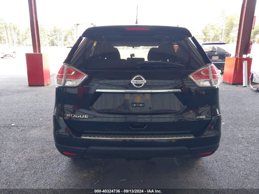 2016 Nissan Rogue S VIN: JN8AT2MV0GW138985 Lot: 40324736