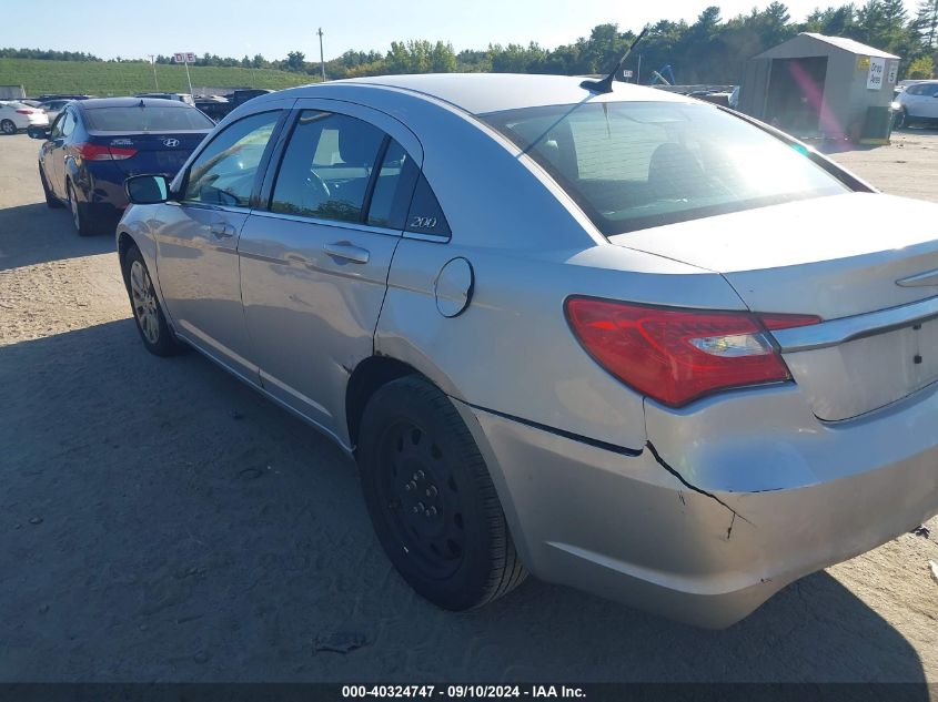 2012 Chrysler 200 Lx VIN: 1C3CCBAB7CN289535 Lot: 40324747