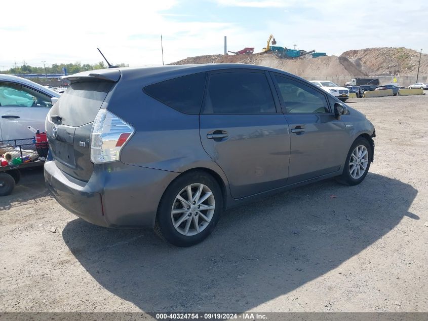 2012 Toyota Prius V Five VIN: JTDZN3EU7C3142760 Lot: 40324754