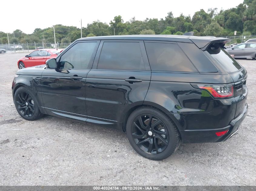 2020 Land Rover Range Rover Sport Hse VIN: SALWR2SU0LA885190 Lot: 40324784