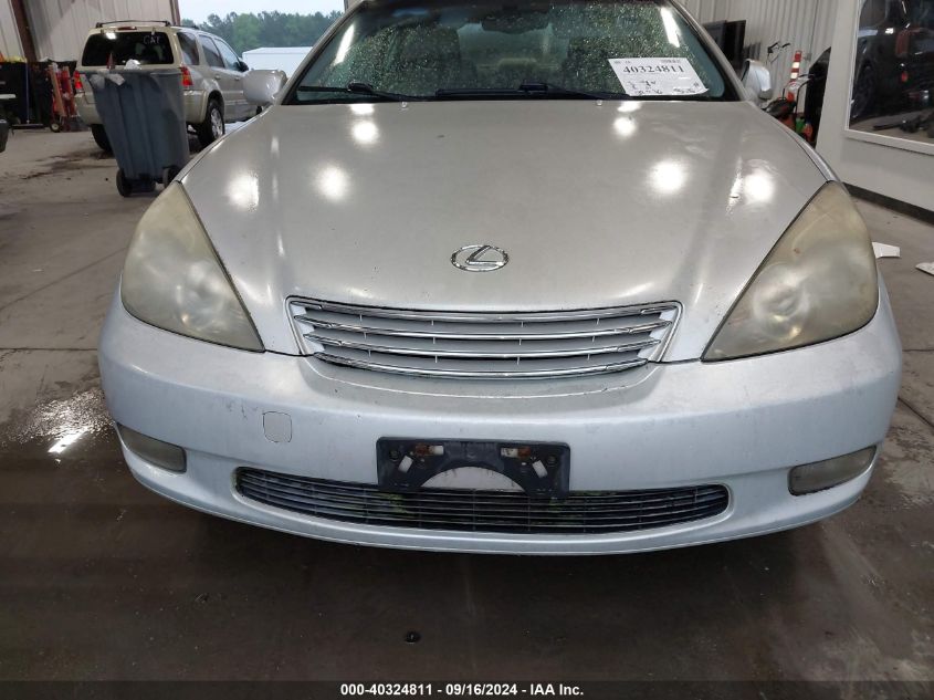 2003 Lexus Es 300 VIN: JTHBF30G030121202 Lot: 40324811