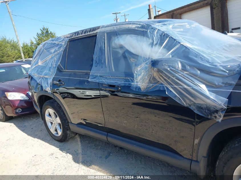 2023 Honda Pilot Awd Lx VIN: 5FNYG1H26PB026608 Lot: 40324820