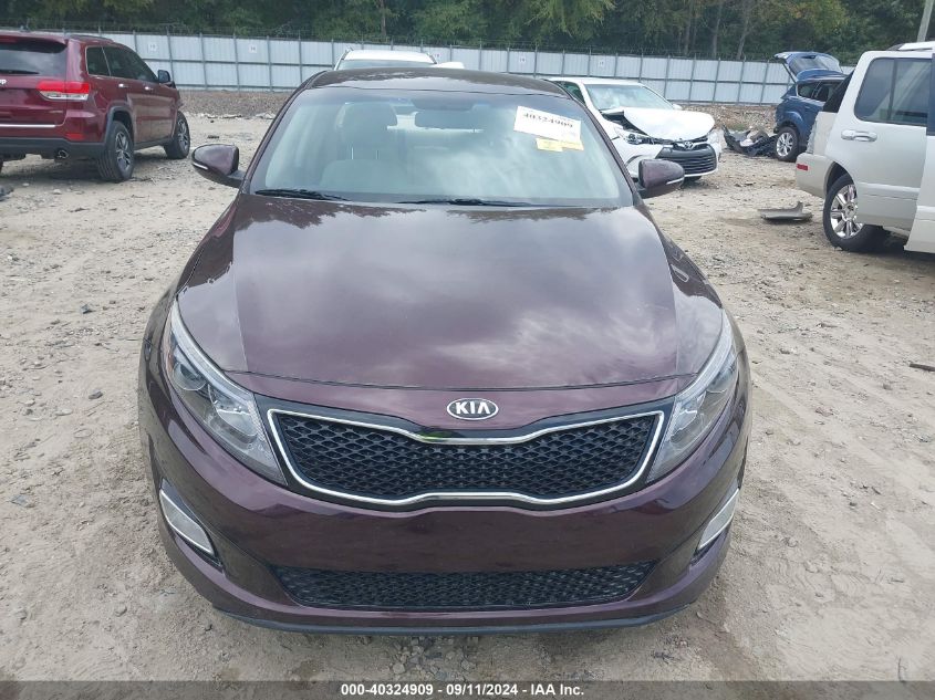 2015 Kia Optima Lx VIN: 5XXGM4A71FG391642 Lot: 40324909