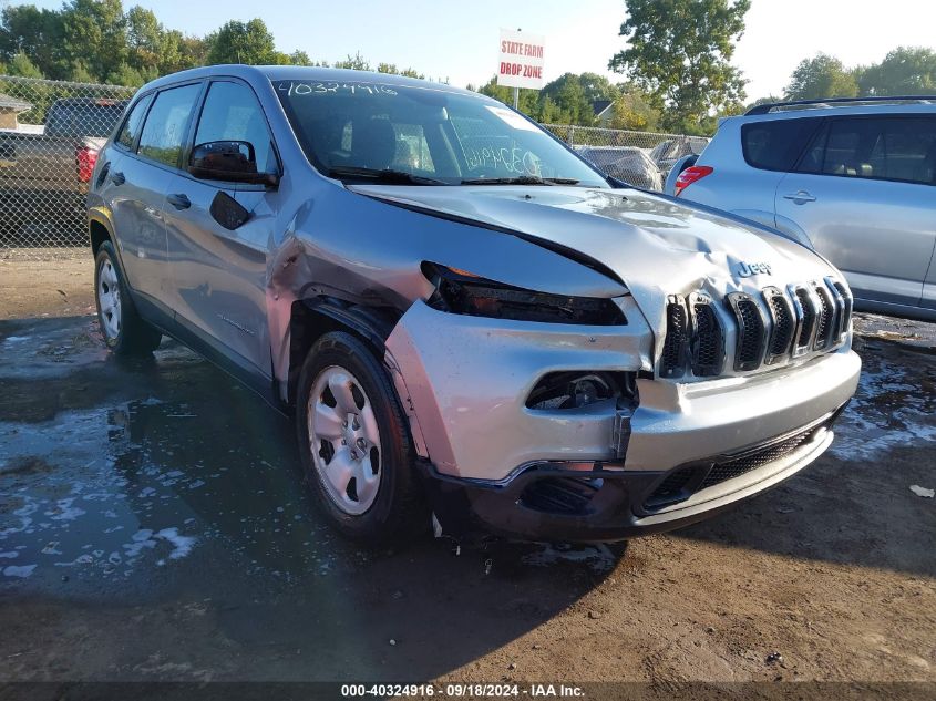 2014 Jeep Cherokee Sport VIN: 1C4PJLAB8EW104270 Lot: 40324916