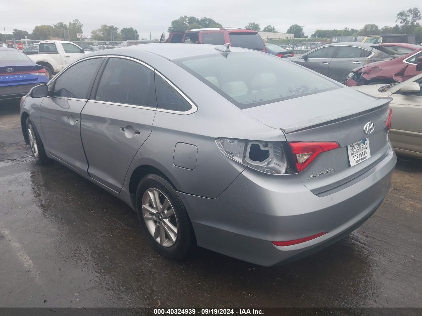 2016 HYUNDAI SONATA SE - 5NPE24AF7GH319323