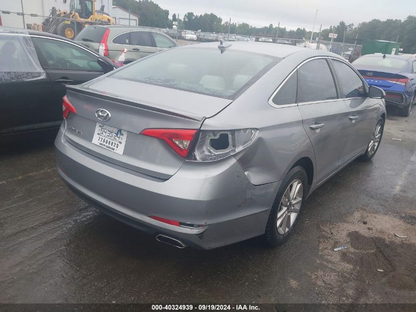 2016 HYUNDAI SONATA SE - 5NPE24AF7GH319323