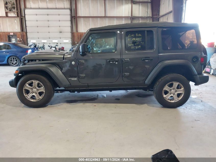 2021 Jeep Wrangler Unlimited Sport S 4X4 VIN: 1C4HJXDN3MW762420 Lot: 40324963