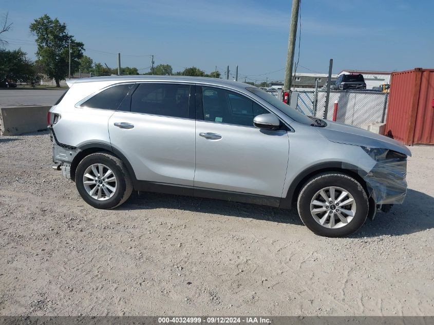 2019 Kia Sorento 2.4L L VIN: 5XYPG4A36KG581270 Lot: 40324999