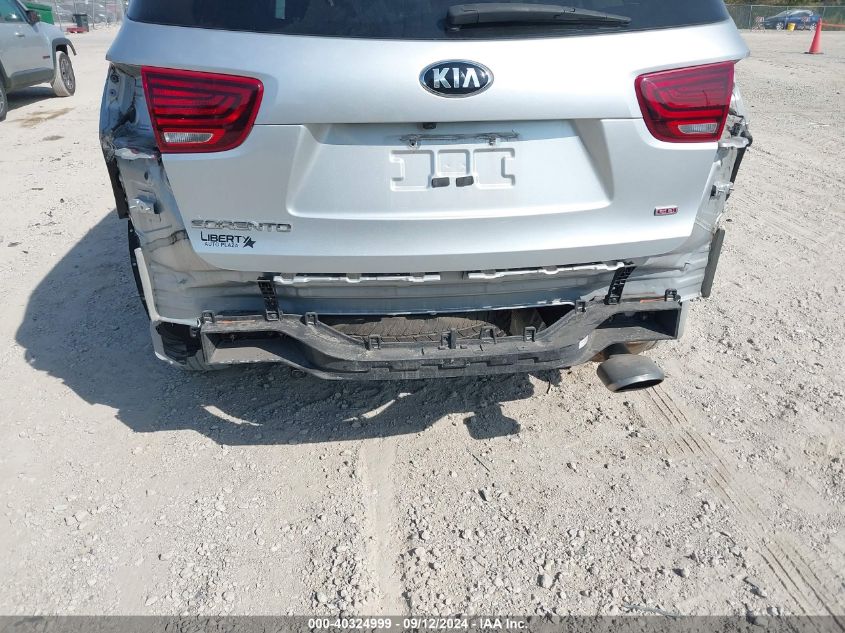 2019 Kia Sorento 2.4L L VIN: 5XYPG4A36KG581270 Lot: 40324999