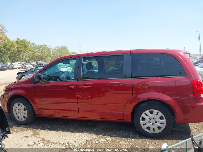 2014 Dodge Grand Caravan Se VIN: 2C4RDGBG1ER142174 Lot: 40325005