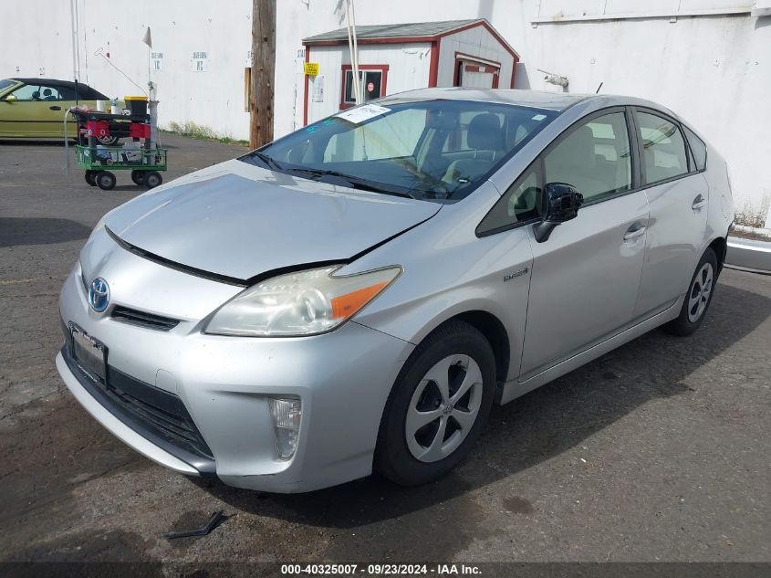 2013 Toyota Prius Two VIN: JTDKN3DUXD0341002 Lot: 40325007