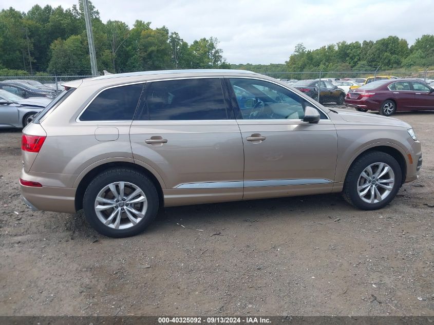 2018 Audi Q7 3.0T Premium VIN: WA1LAAF73JD000583 Lot: 40325092