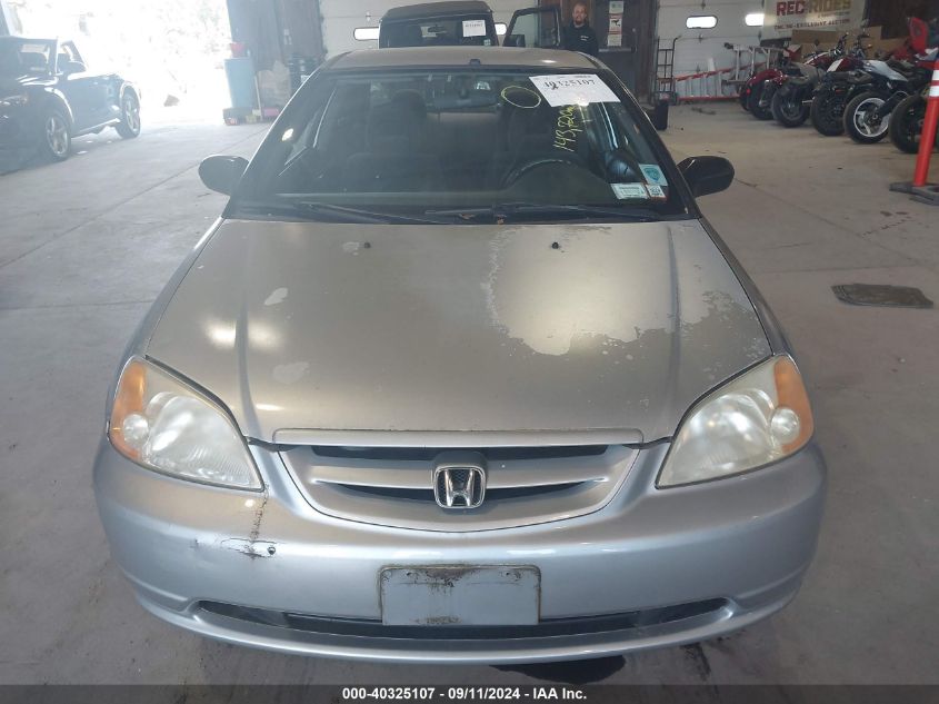 2003 Honda Civic Lx VIN: 1HGEM22523L043631 Lot: 40325107