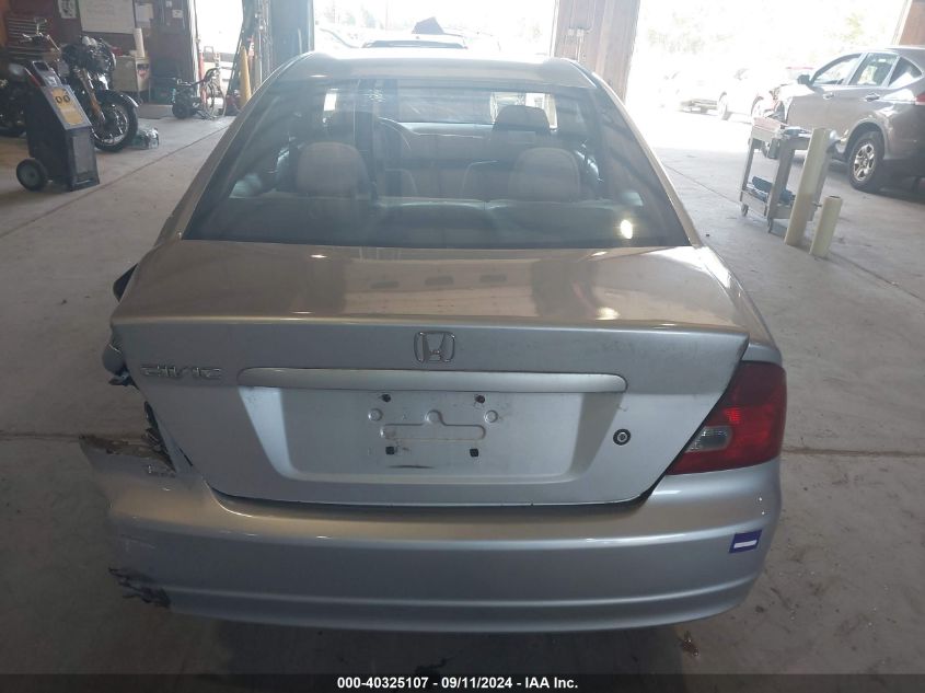 2003 Honda Civic Lx VIN: 1HGEM22523L043631 Lot: 40325107