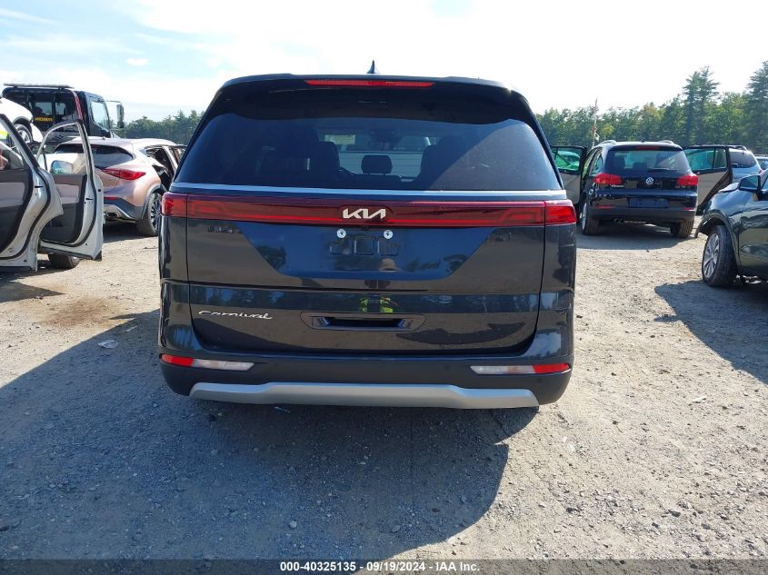 2022 Kia Carnival Mpv Lx Seat Package VIN: KNDNB4H35N6133119 Lot: 40325135