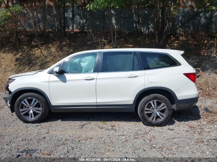 2017 Honda Pilot Ex VIN: 5FNYF6H32HB044792 Lot: 40325196