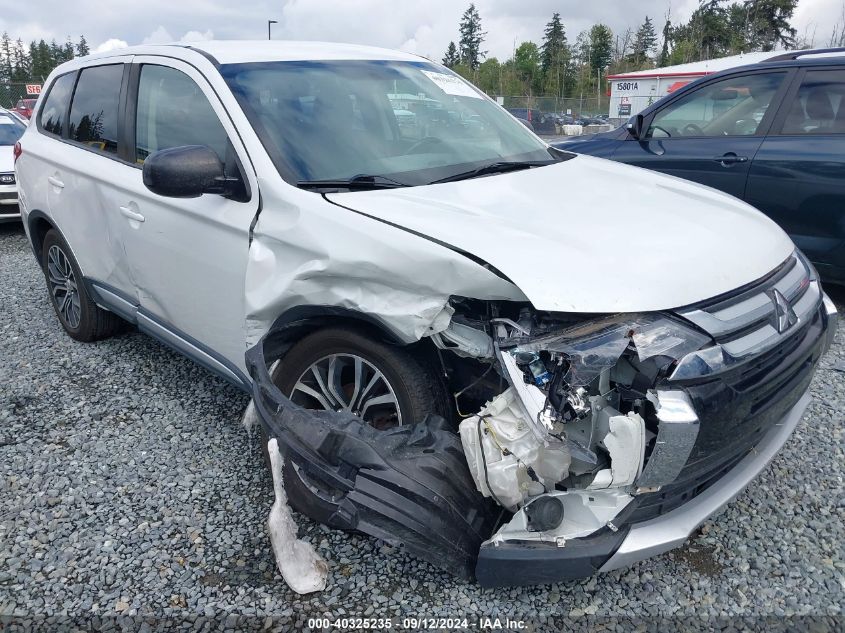 2017 Mitsubishi Outlander Es VIN: JA4AZ2A37HZ017877 Lot: 40325235