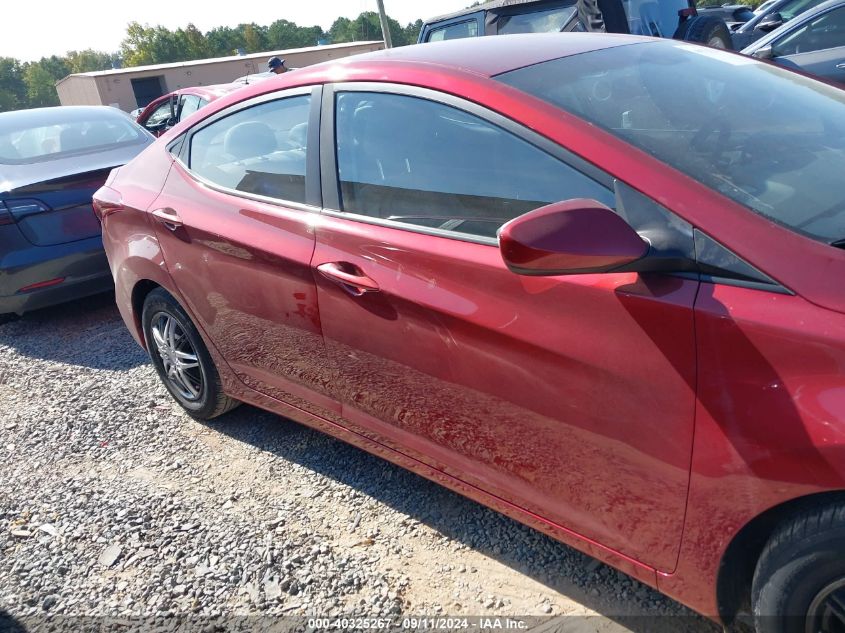 2016 Hyundai Elantra Se VIN: 5NPDH4AE6GH746476 Lot: 40325267