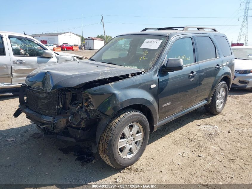 2008 Mercury Mariner I4 VIN: 4M2CU81Z48KJ41984 Lot: 40325291