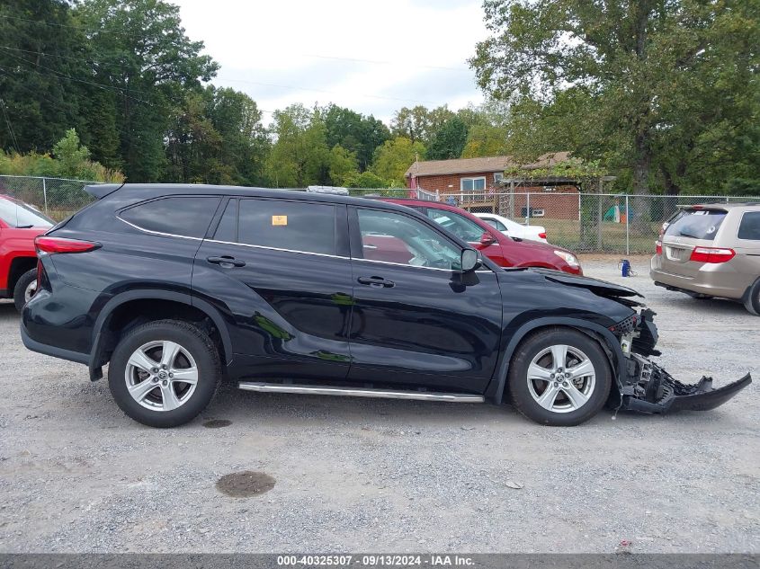 2021 Toyota Highlander L/Le VIN: 5TDBZRBHXMS549763 Lot: 40325307