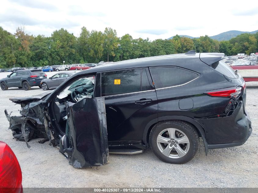 2021 Toyota Highlander L/Le VIN: 5TDBZRBHXMS549763 Lot: 40325307