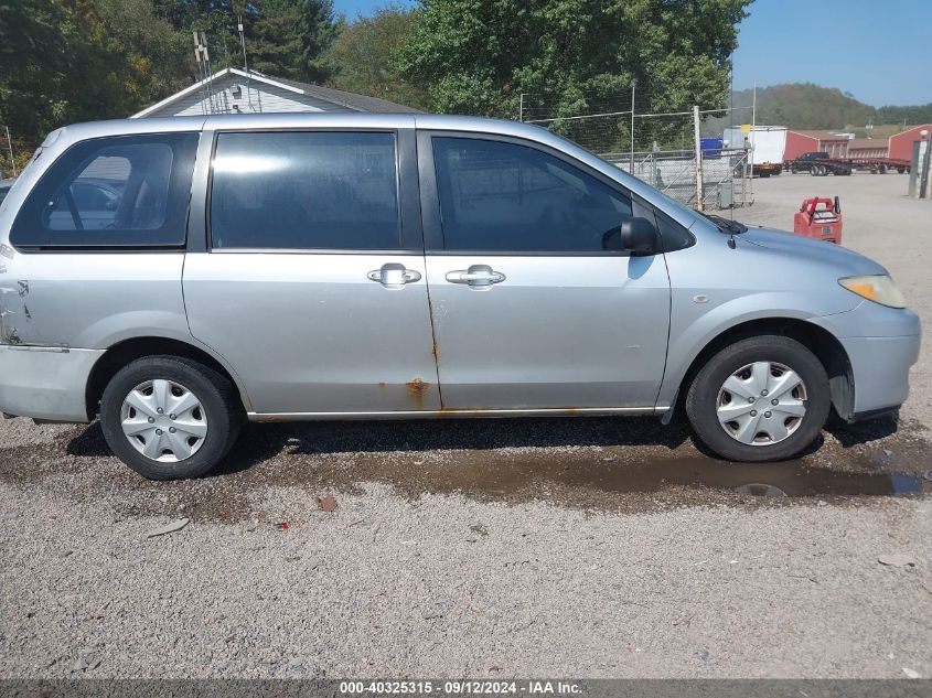 2005 Mazda Mpv Lx-Sv VIN: JM3LW28A450550319 Lot: 40325315