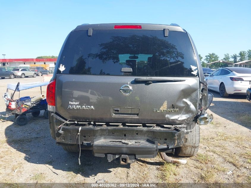 2015 Nissan Armada Platinum VIN: 5N1AA0NC5FN617938 Lot: 40325362