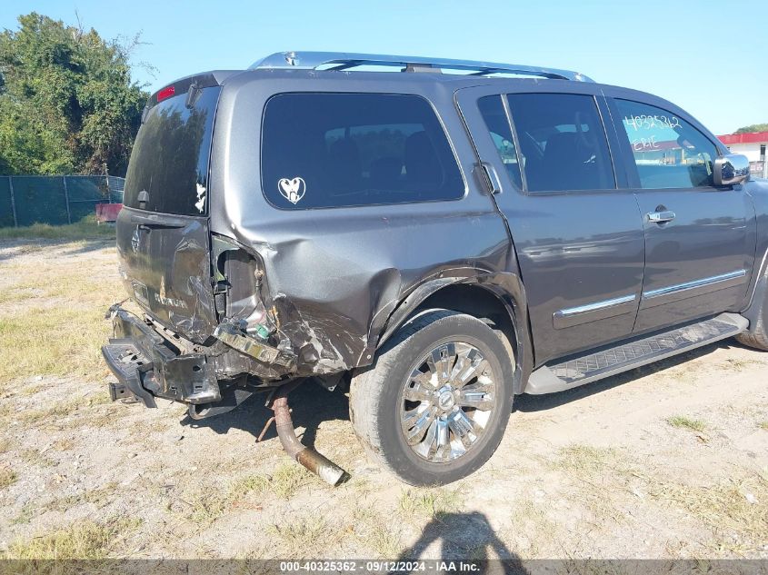 2015 Nissan Armada Platinum VIN: 5N1AA0NC5FN617938 Lot: 40325362