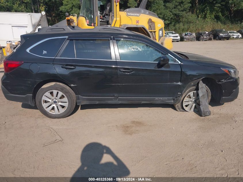 2018 Subaru Outback 2.5I Premium VIN: 4S4BSACC7J3324265 Lot: 40325368