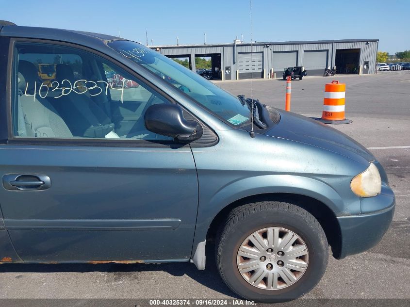 2006 Chrysler Town & Country Lx VIN: 2A4GP44R36R882185 Lot: 40325374