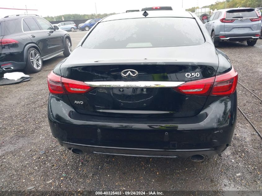 2020 Infiniti Q50 Sport Awd VIN: JN1EV7AR7LM255516 Lot: 40325403