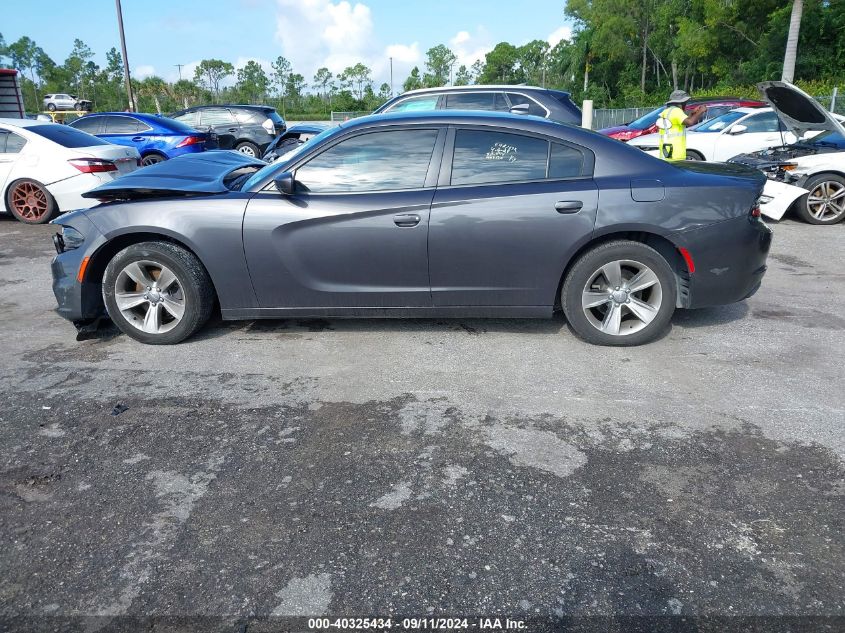 2016 Dodge Charger Sxt VIN: 2C3CDXHG7GH347752 Lot: 40325434