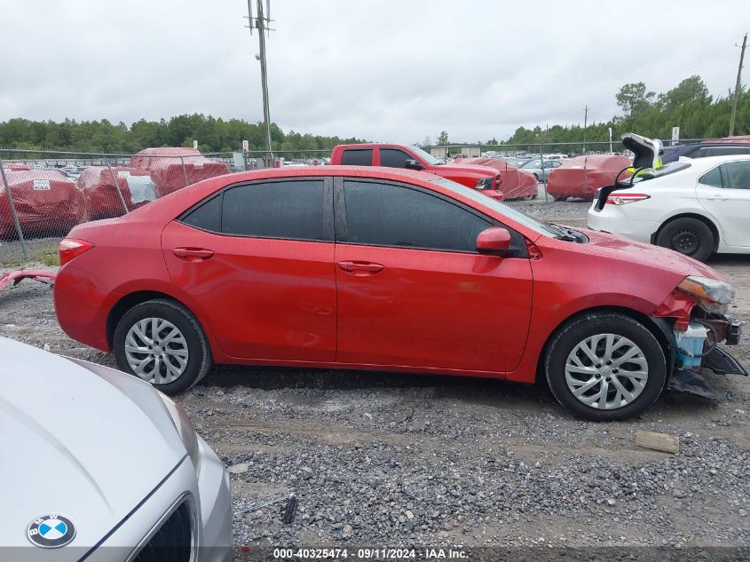 2019 Toyota Corolla Le VIN: 5YFBURHE4KP905254 Lot: 40325474