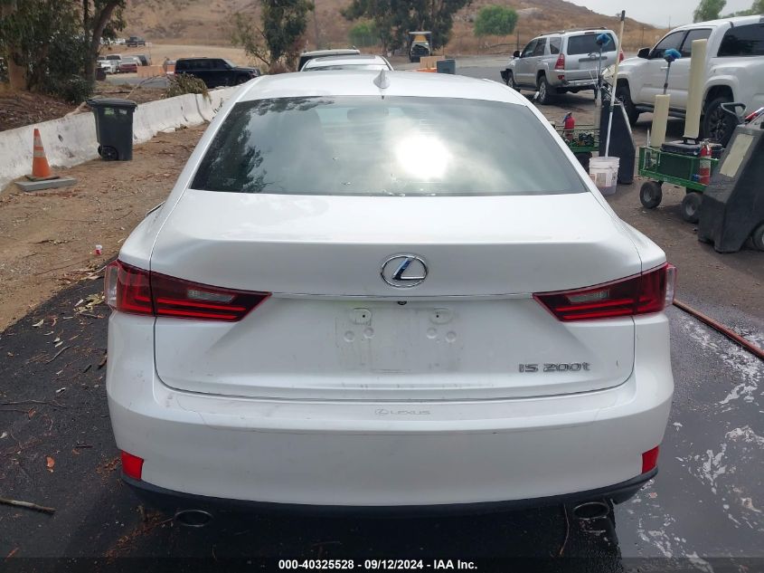 2016 Lexus Is 200T VIN: JTHBA1D20G5006237 Lot: 40325528