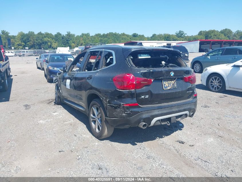 VIN 5UXTR9C50KLE14025 2019 BMW X3, Xdrive30I no.3