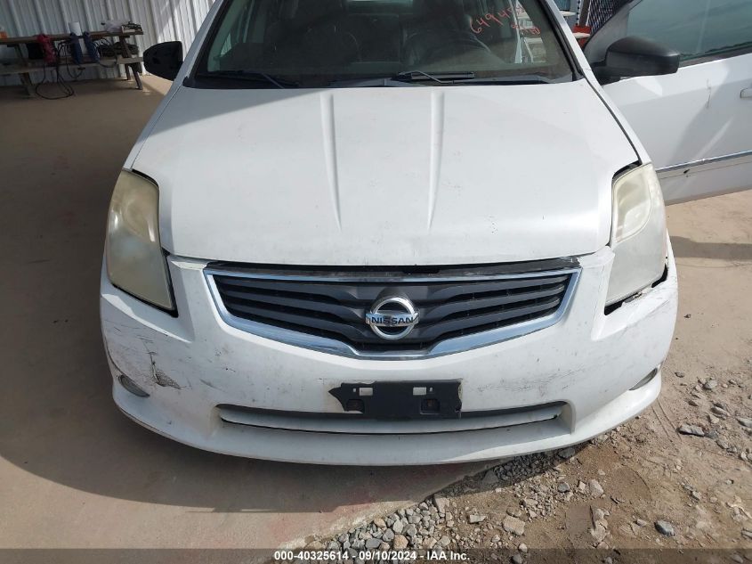 2011 Nissan Sentra 2.0Sl VIN: 3N1AB6AP8BL649454 Lot: 40325614