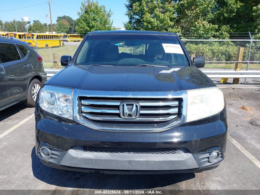 2012 Honda Pilot Ex-L VIN: 5FNYF3H64CB039174 Lot: 40325624