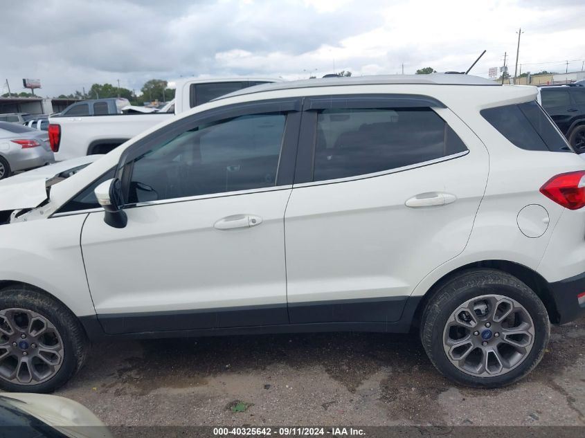 2020 Ford Ecosport Titanium VIN: MAJ6S3KL0LC362206 Lot: 40325642