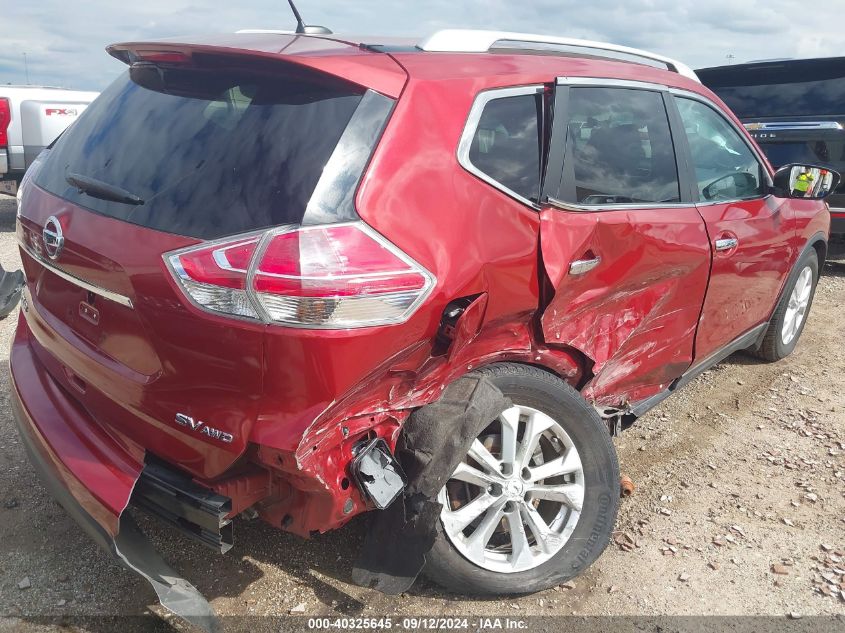 2015 Nissan Rogue Sv VIN: 5N1AT2MV6FC848982 Lot: 40325645