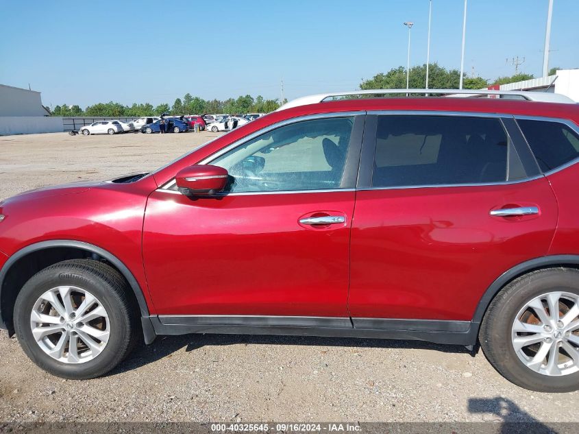 2015 Nissan Rogue Sv VIN: 5N1AT2MV6FC848982 Lot: 40325645