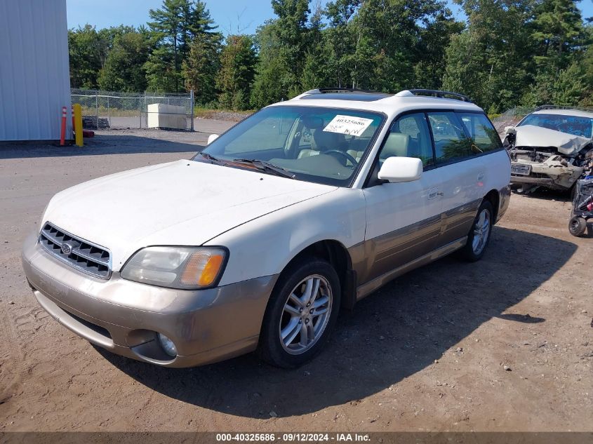 2001 Subaru Legacy Outback Limited VIN: 4S3BH686617603122 Lot: 40325686